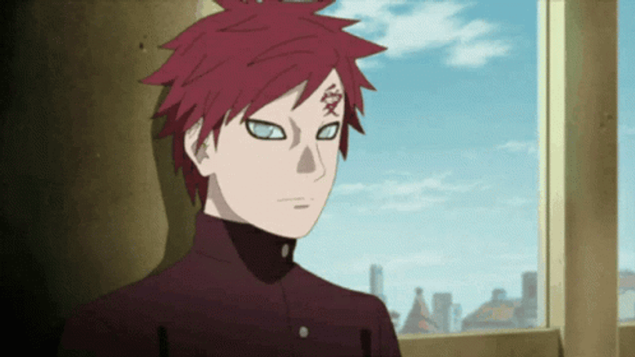 Gaara Near Window GIF