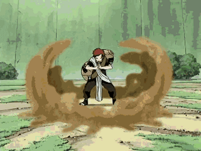 Gaara Sand Jutsu GIF