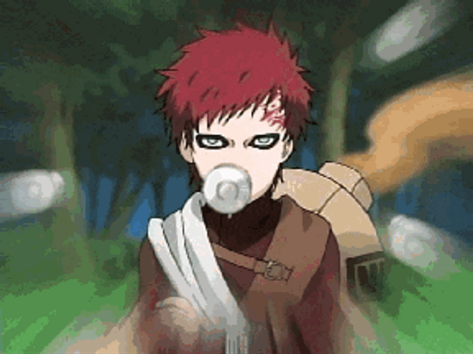 Gaara Stopping Bullet GIF