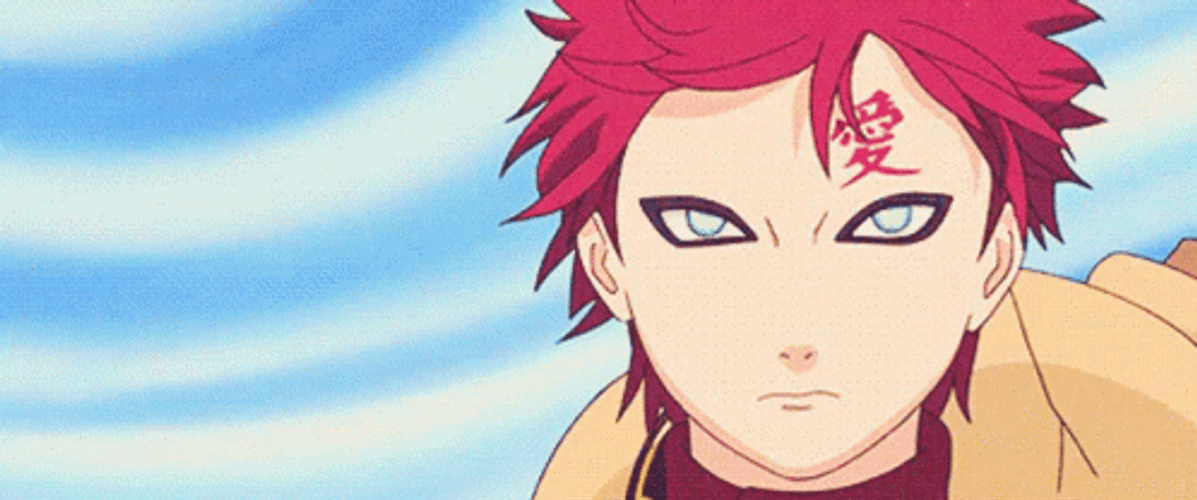 Gaara Tossing Sand GIF