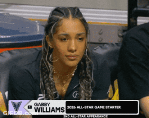 Gabby Williams 2Nd All-Star Appearance GIF