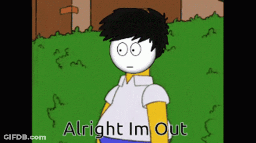 Gabriel Barsch Saying I'm Out GIF