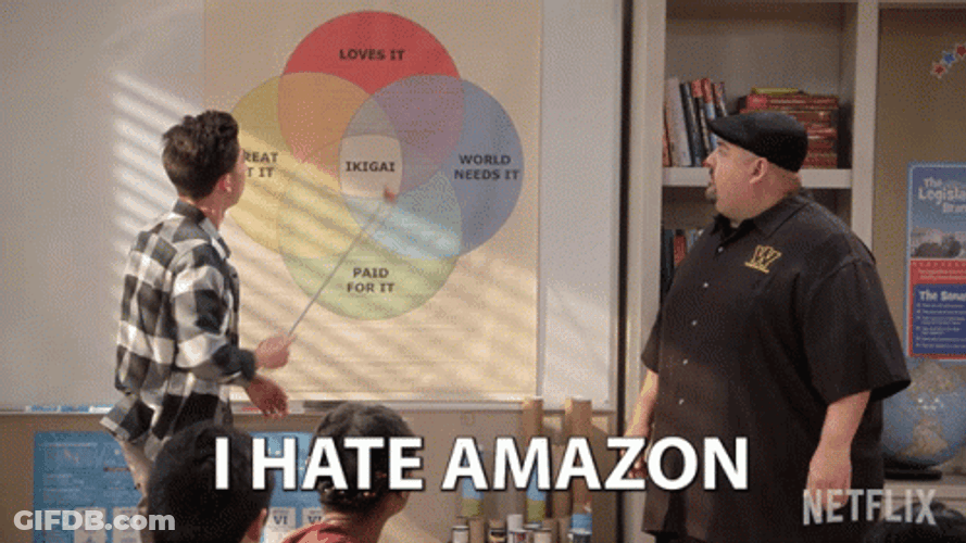 Gabriel Iglesia Hates Amazon GIF