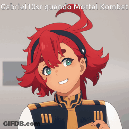 Gabriel10sr Quando Mortal Kombat Girl With Red Hair GIF