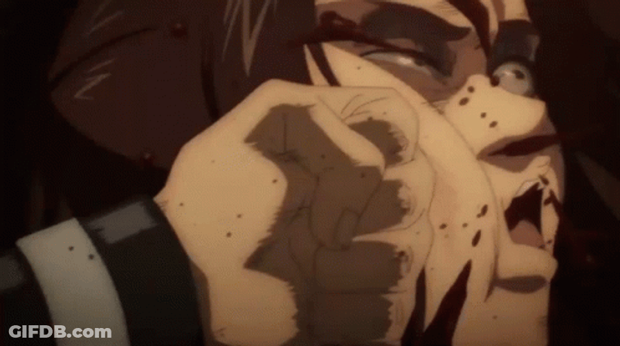 Gabu Getting Punch In Aot GIF