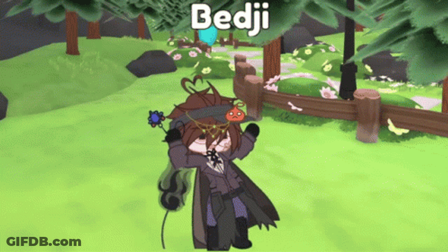 Gacha Bedji Dancing In The Ground GIF