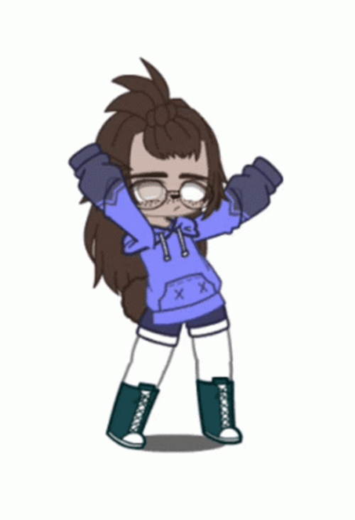 Gacha Freedom Dance GIF