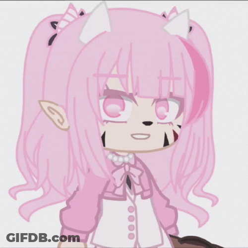 Gacha Life Angry Cute Kitty GIF