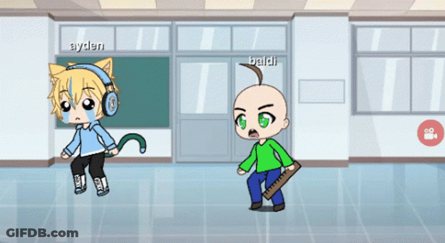 Gacha Life Baldi Gacha Gameplay GIF