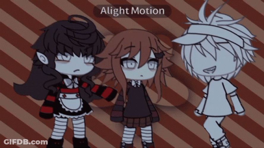 Gacha Life Characters In Alight Motion GIF