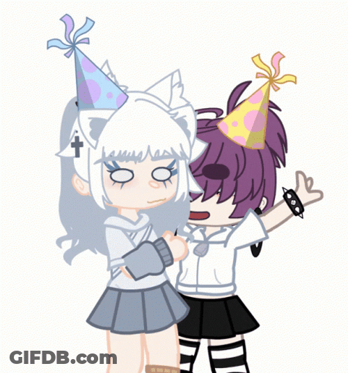Gacha Life Club Party Hat GIF
