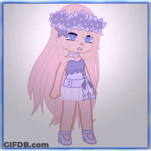 Gacha Life Preppy Character Swan Dance GIF