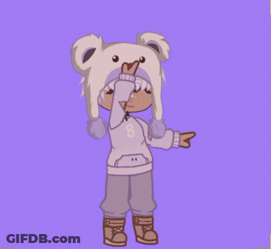 Gacha Pointing Dance Move GIF