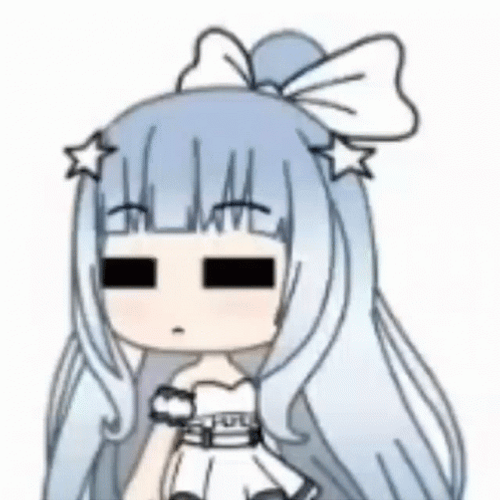 Gacha Saying No Animation GIF