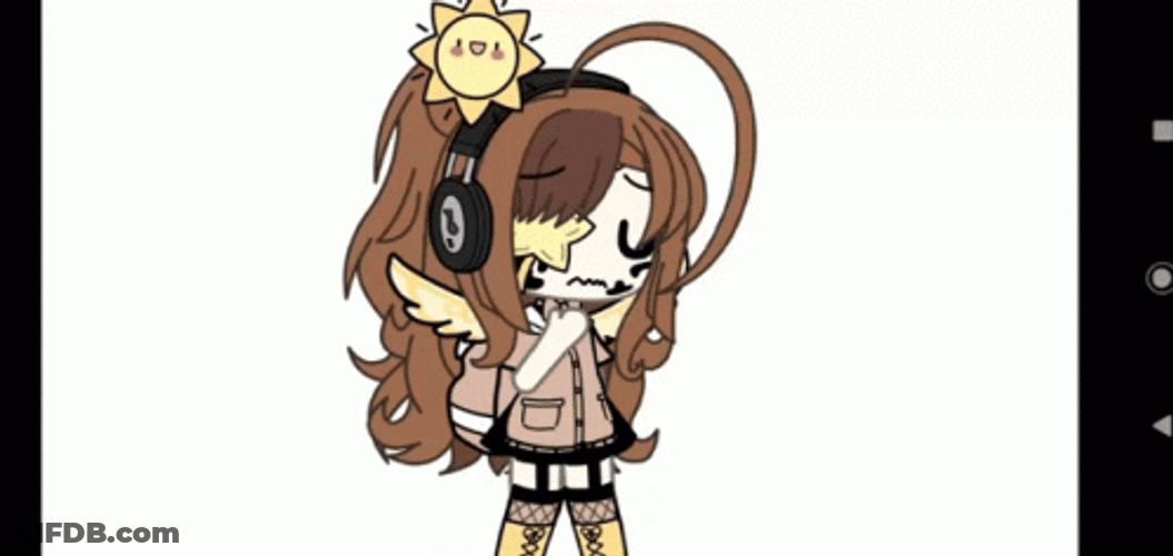 Gacha Shedding Tears GIF