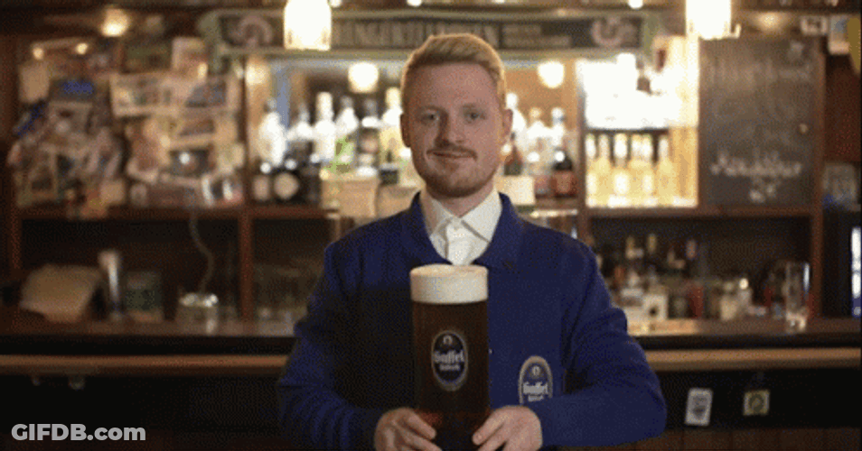 Gaffel Kolsch Drinking Beer GIF