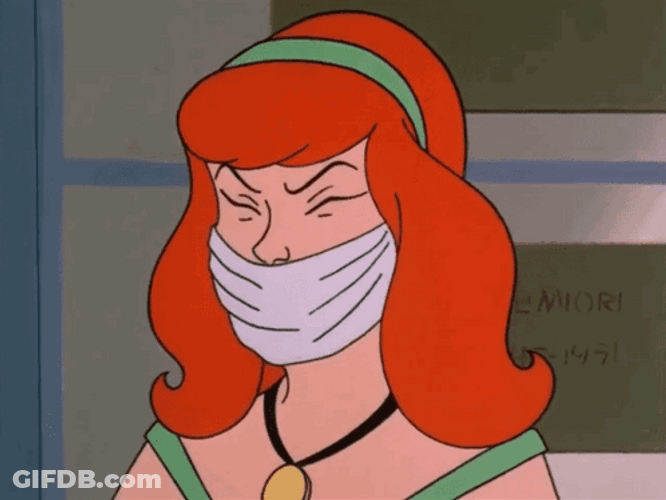 Gagged Scooby Doo Daphne Blake GIF