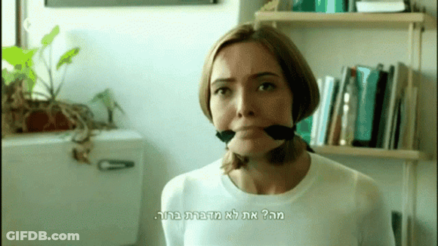 Gagged Soraya Torrens Bnei Aruba GIF