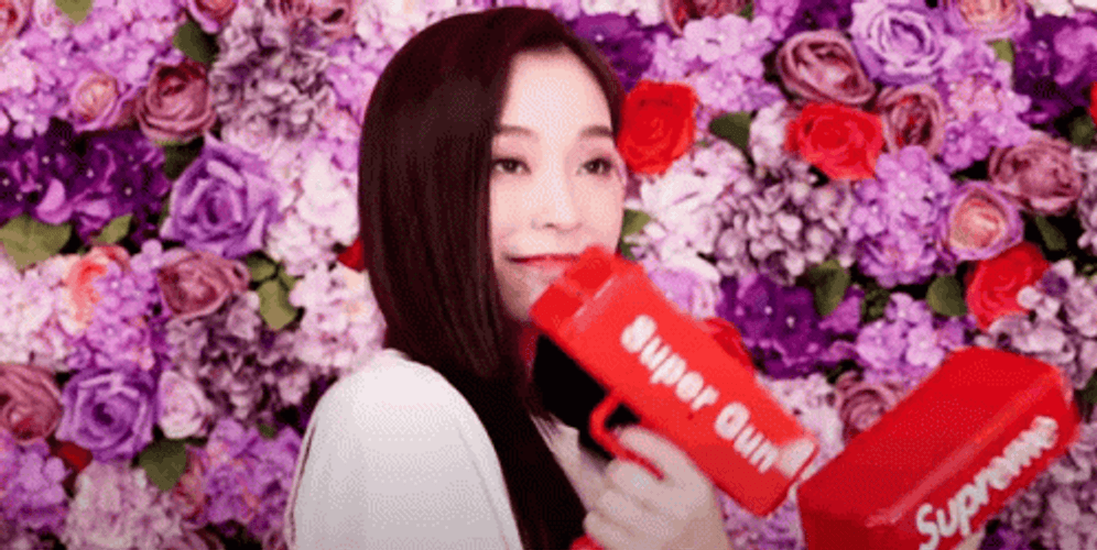 Gahyeon Make It Rain Money GIF