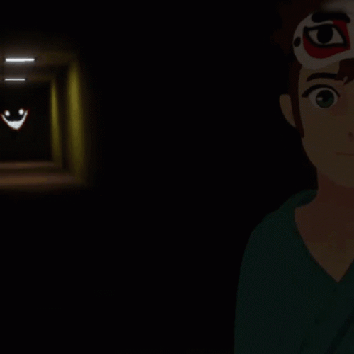 Gai Sensei Roum Dark Scary Backrooms GIF