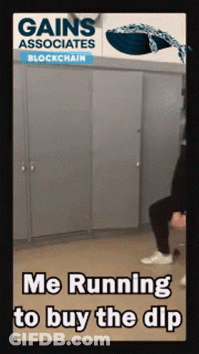 Gains Associates Ad Person Running GIF