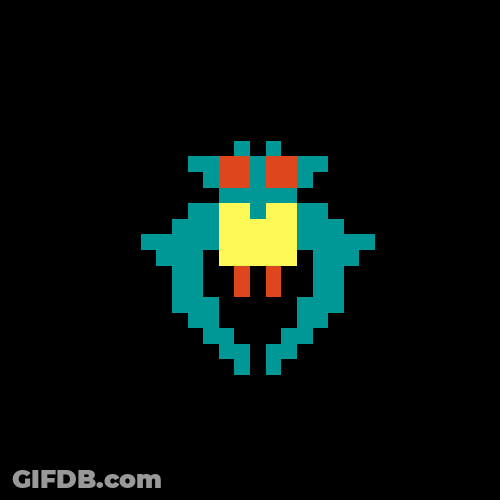 Galaga Boss Game Sticker GIF