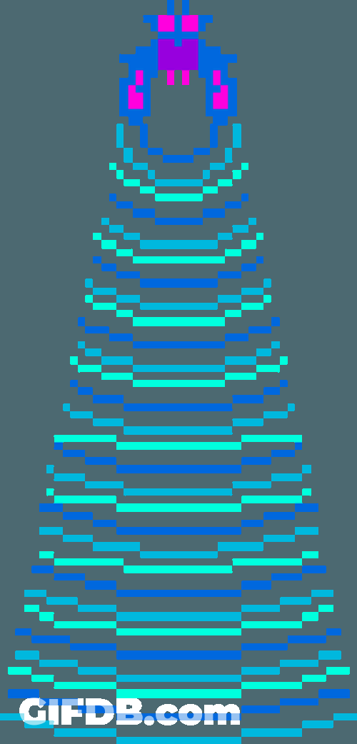 Galaga Mega Boss Capture GIF