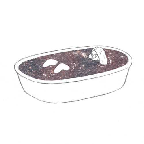 Galaxy Bath Tub GIF