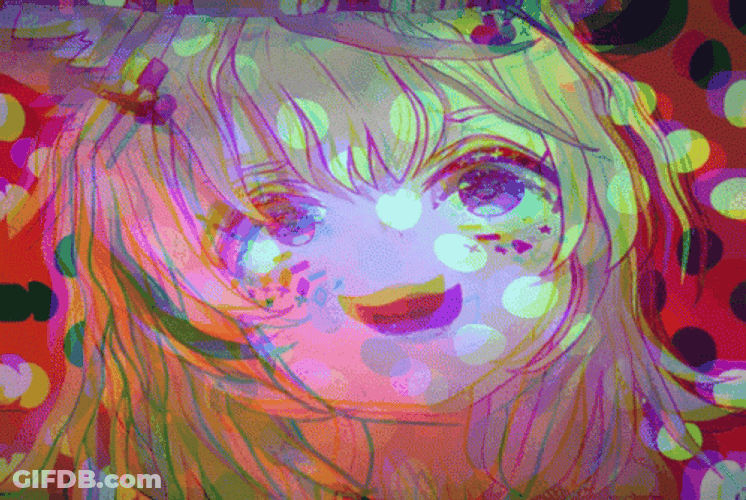 Galaxy Brain Happy Girl GIF