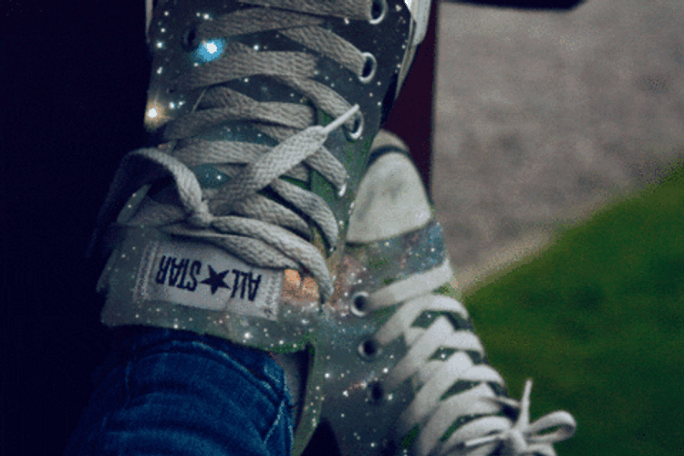 Galaxy Converse All-Star GIF