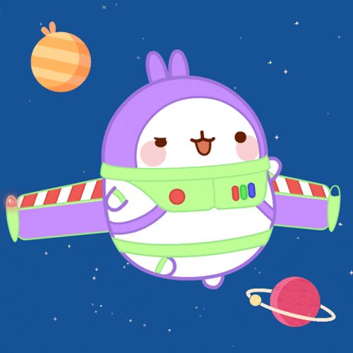 Galaxy Molang Toy Story GIF