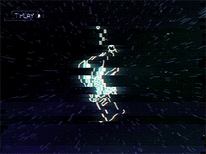 Galaxy Phone Glitch GIF