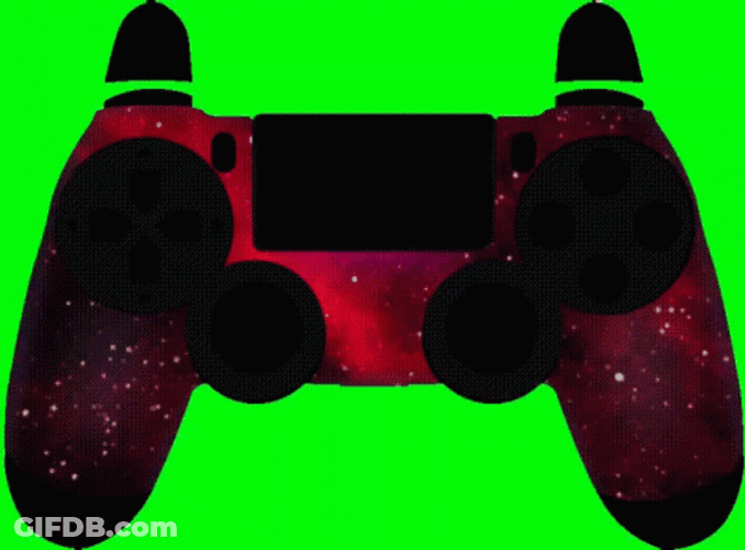 Galaxy Red Joystick Controller GIF