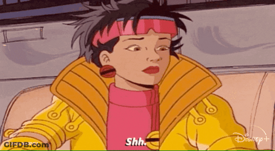 Gambit Be Quiet GIF