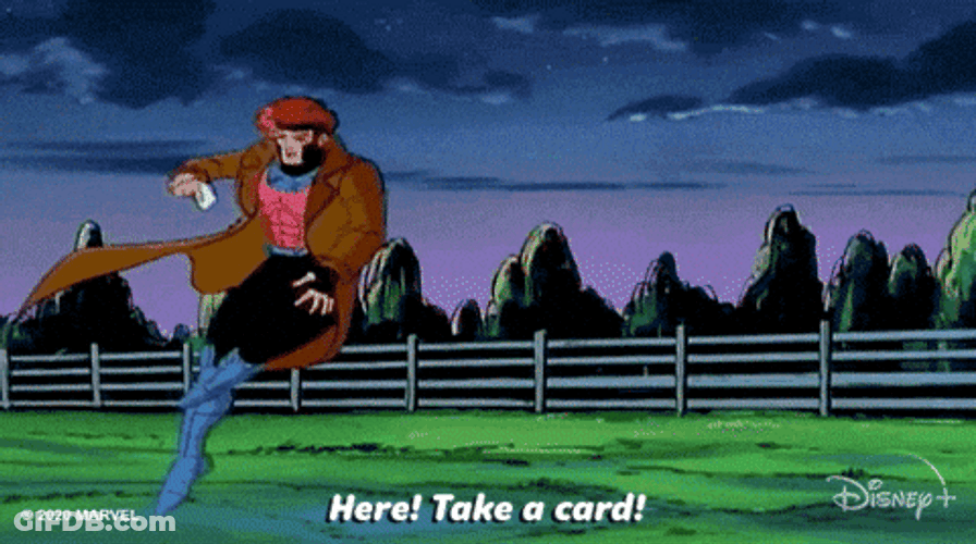 Gambit Take A Card GIF