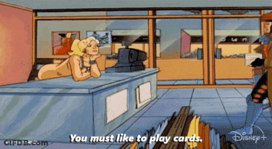 Gambit You Must Like To Play Cards GIF
