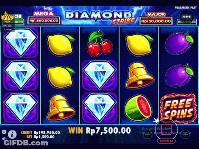 Gambling Casino Game Slot Machine GIF