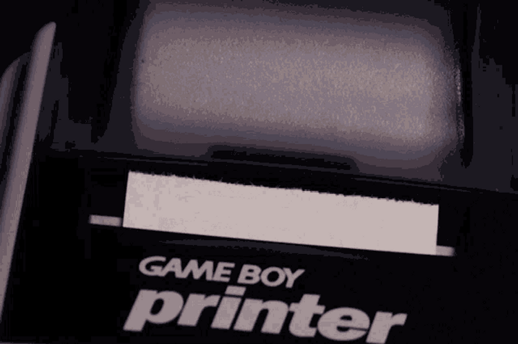Game Boy Printer GIF