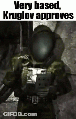 Game Character Holding Gun In Cave GIF
