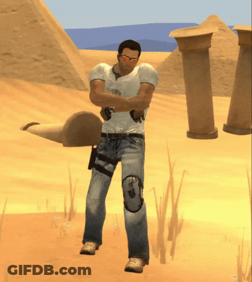Game Character Swaying Fortnite Default Dance GIF