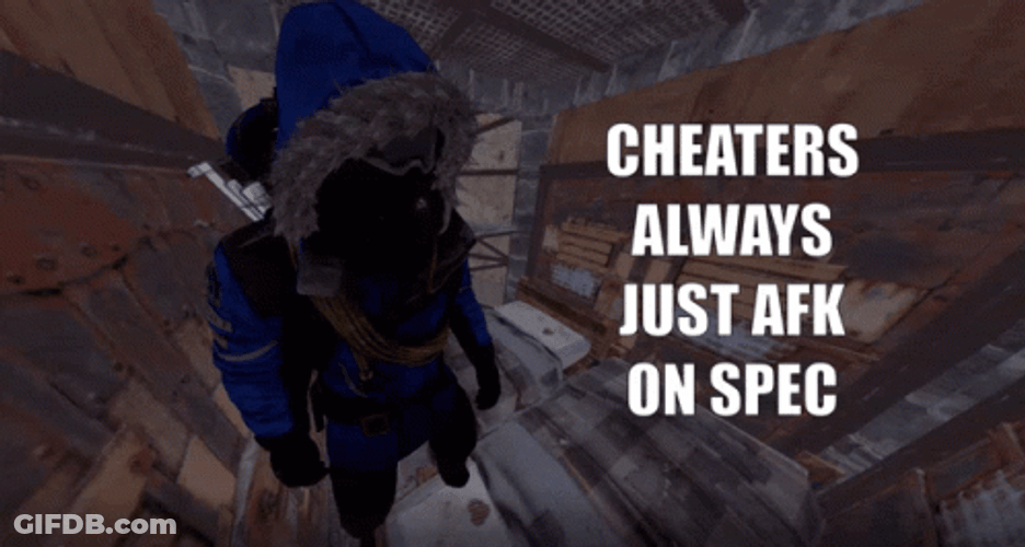 Game Cheaters Always Just Afk GIF
