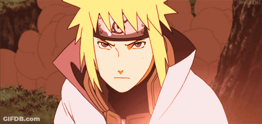 Game Face On Minato Namikaze Naruto Shippuden GIF