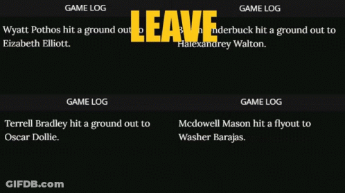 Game Log Game Log Trace On Black Background GIF