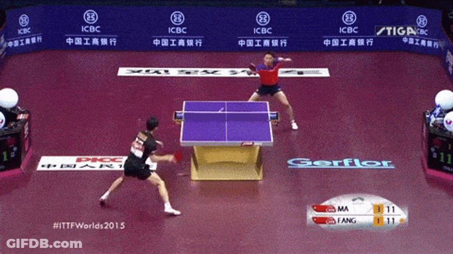 Game Of Accuracy And Passion Table Tennis GIF