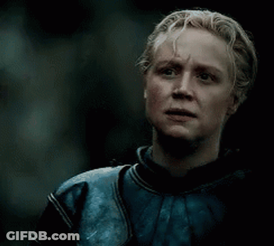 Game Of Thrones Brienne Confused Look GIF