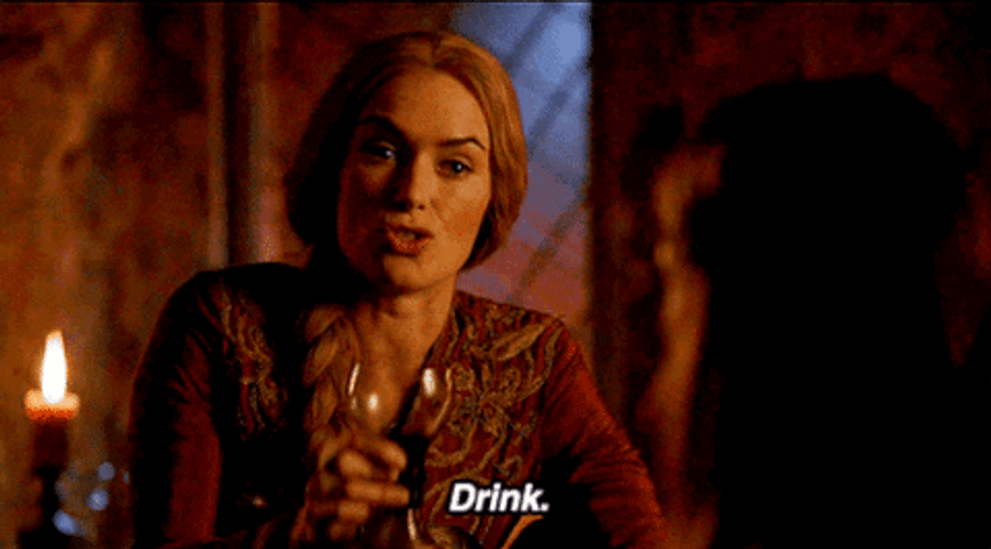 Game Of Thrones Cersei Lannister Drink GIF