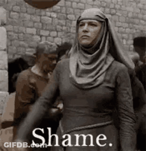 Game Of Thrones Character That's A Shame GIF