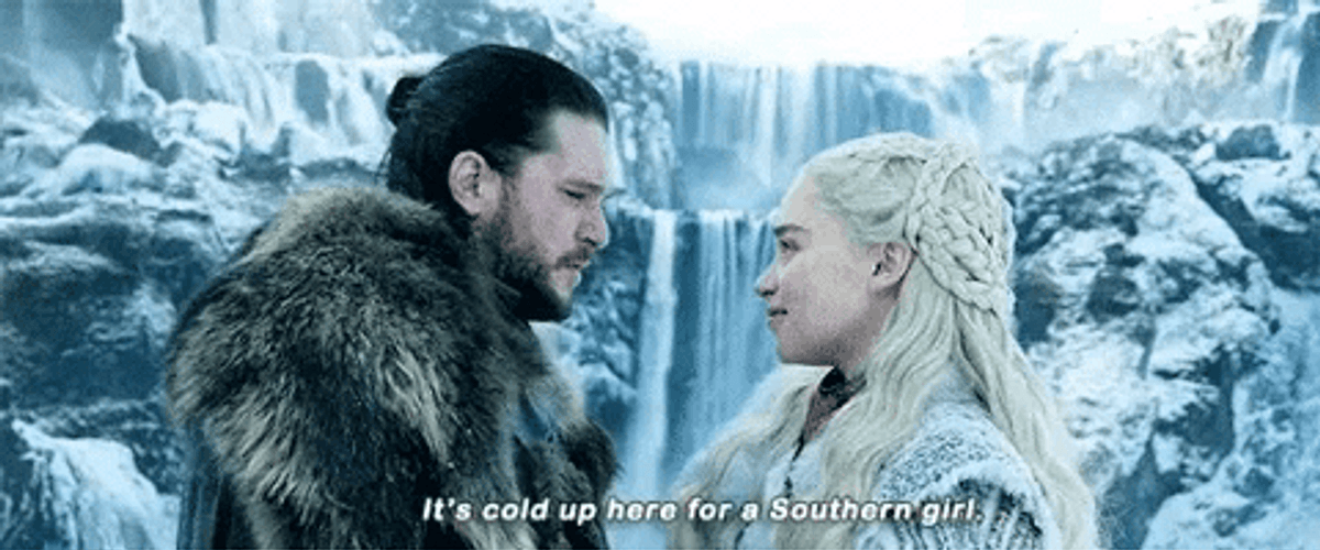 Game Of Thrones Daenerys Jon Snow GIF