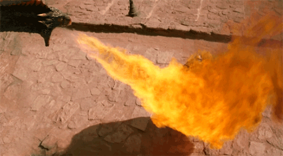 Game Of Thrones Dragon Fire Flames GIF