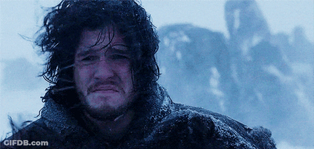 Game Of Thrones Jon Snow Amid Bomb Cyclone GIF